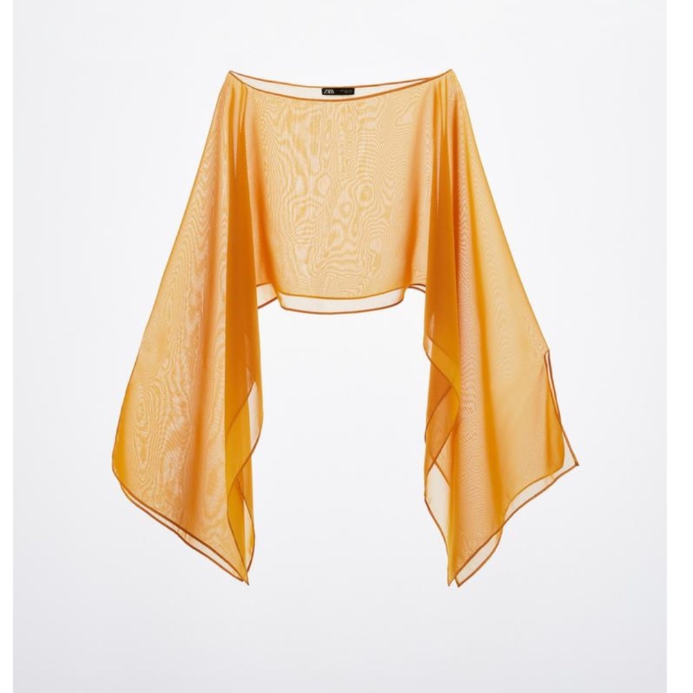Zara Chiffon Cape